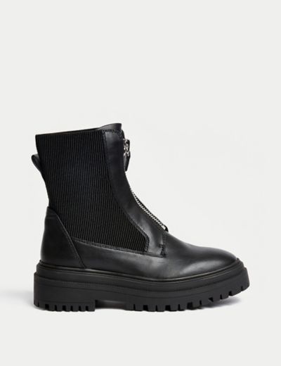 Chelsea Chunky Flatform Ankle Boots